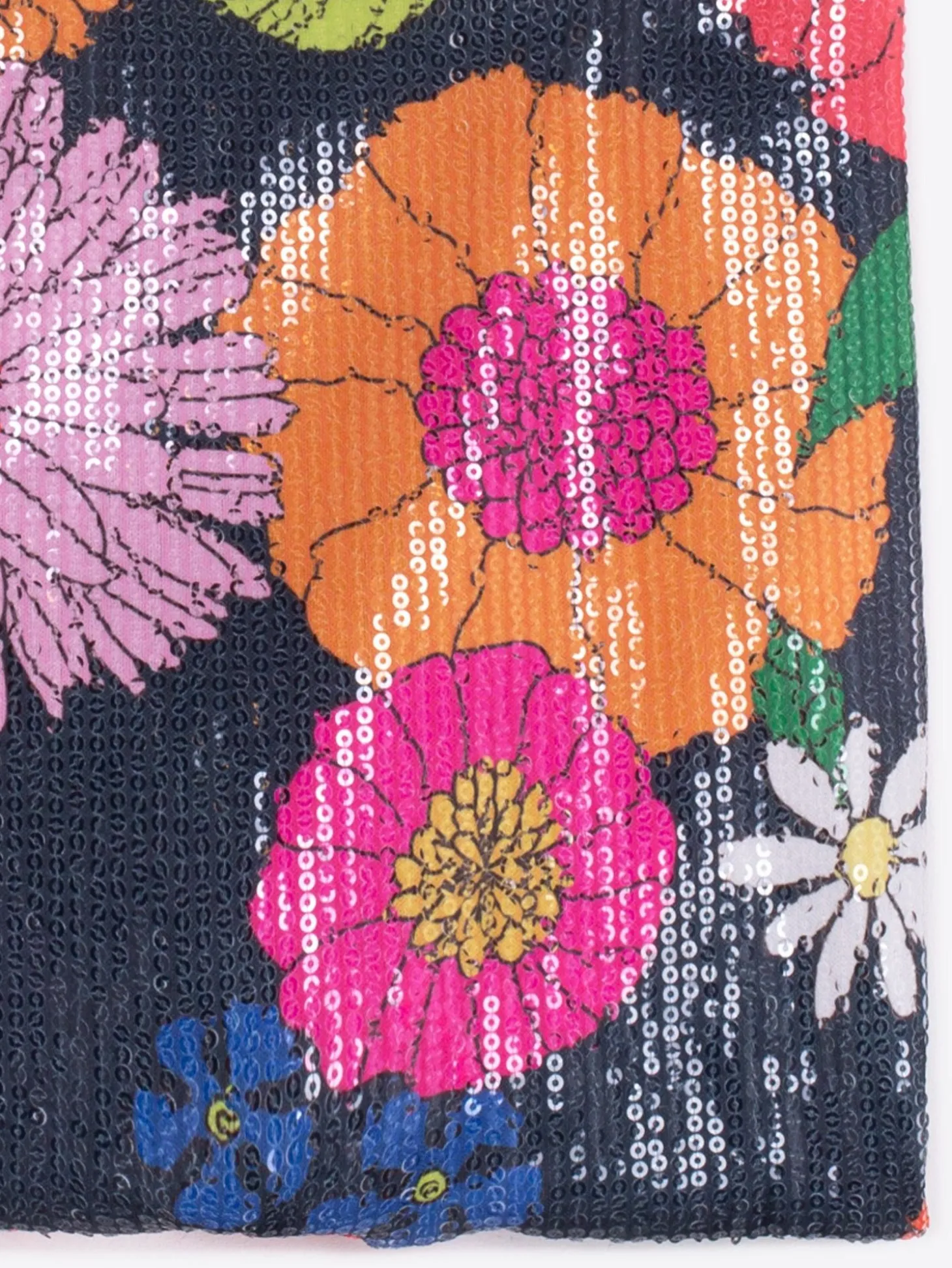 Vilagallo Bolso Lentejuelas Maxi Flowers Outlet