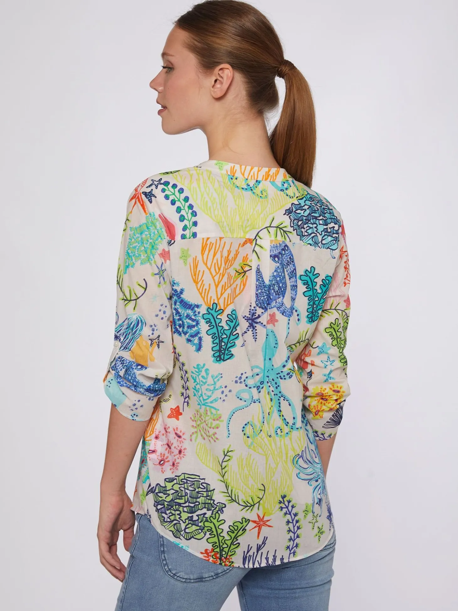 Vilagallo Camisa Algodon Estampado Sirena Cheap