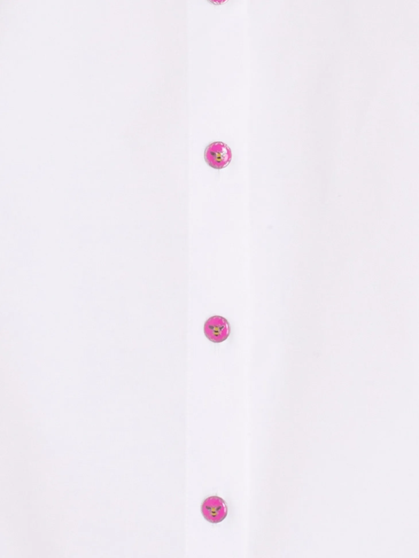 Vilagallo Camisa Boton Abeja Rosa Popelin New