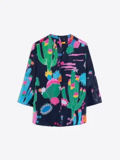 Vilagallo Camisa Estampado Cactus Cheap