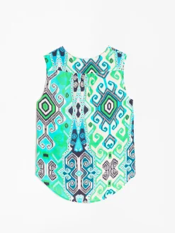 Vilagallo Camisa Estampado Navajo Turquesa Shop