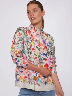 Vilagallo Camisa Flores Pintadas Cheap