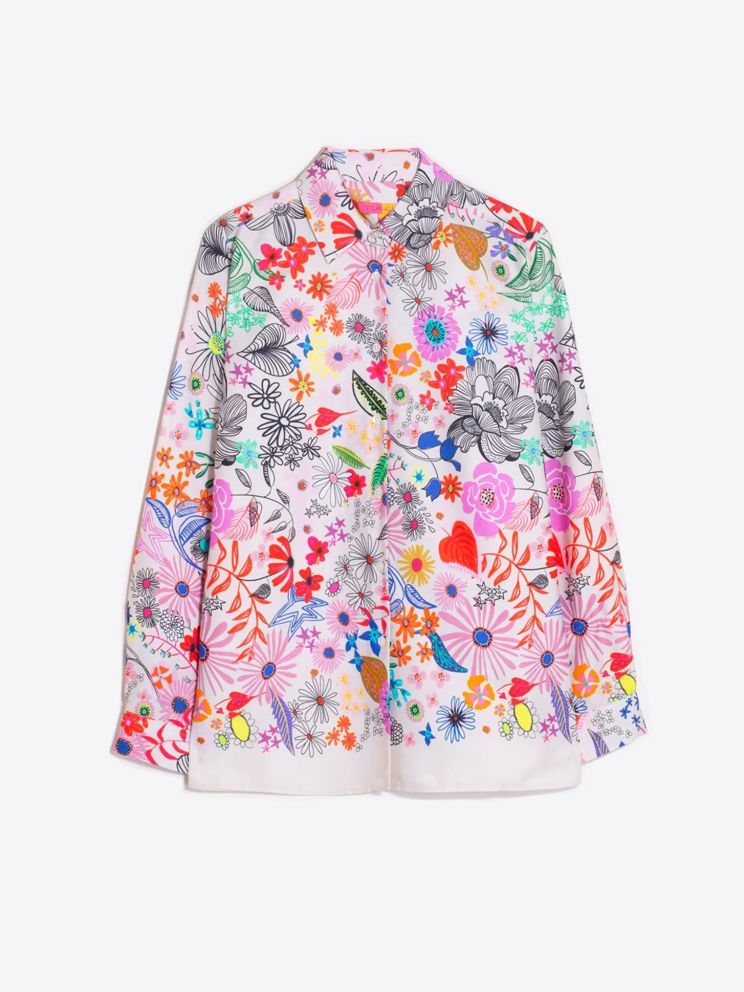 Vilagallo Camisa Flores Pintadas Cheap