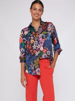 Vilagallo Camisa Fluida Estampado Flores Online