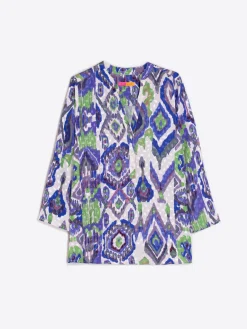 Vilagallo Camisa Francina Watercolour Ikat New