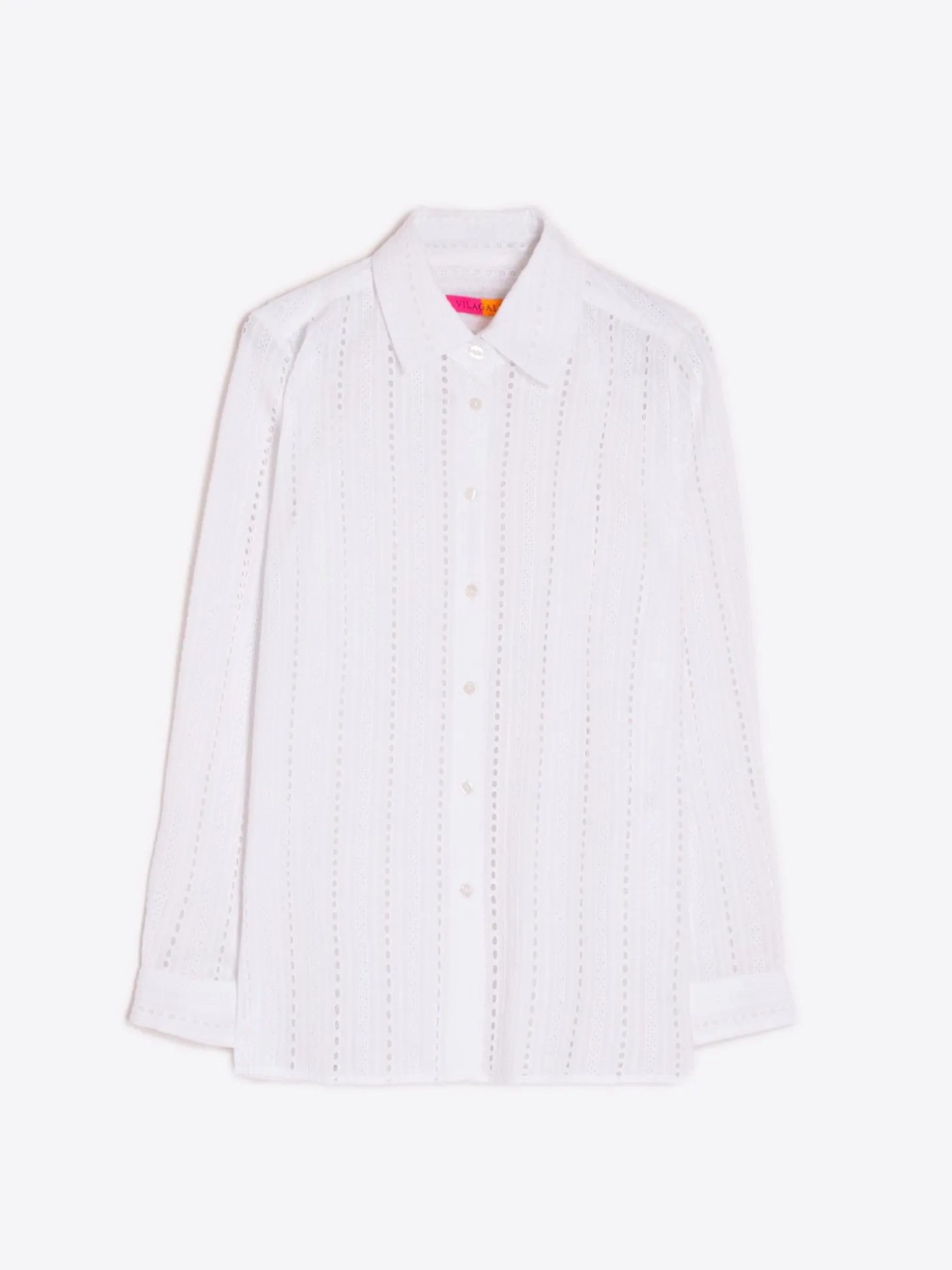 Vilagallo Camisa Irina Blanco Bordado Online