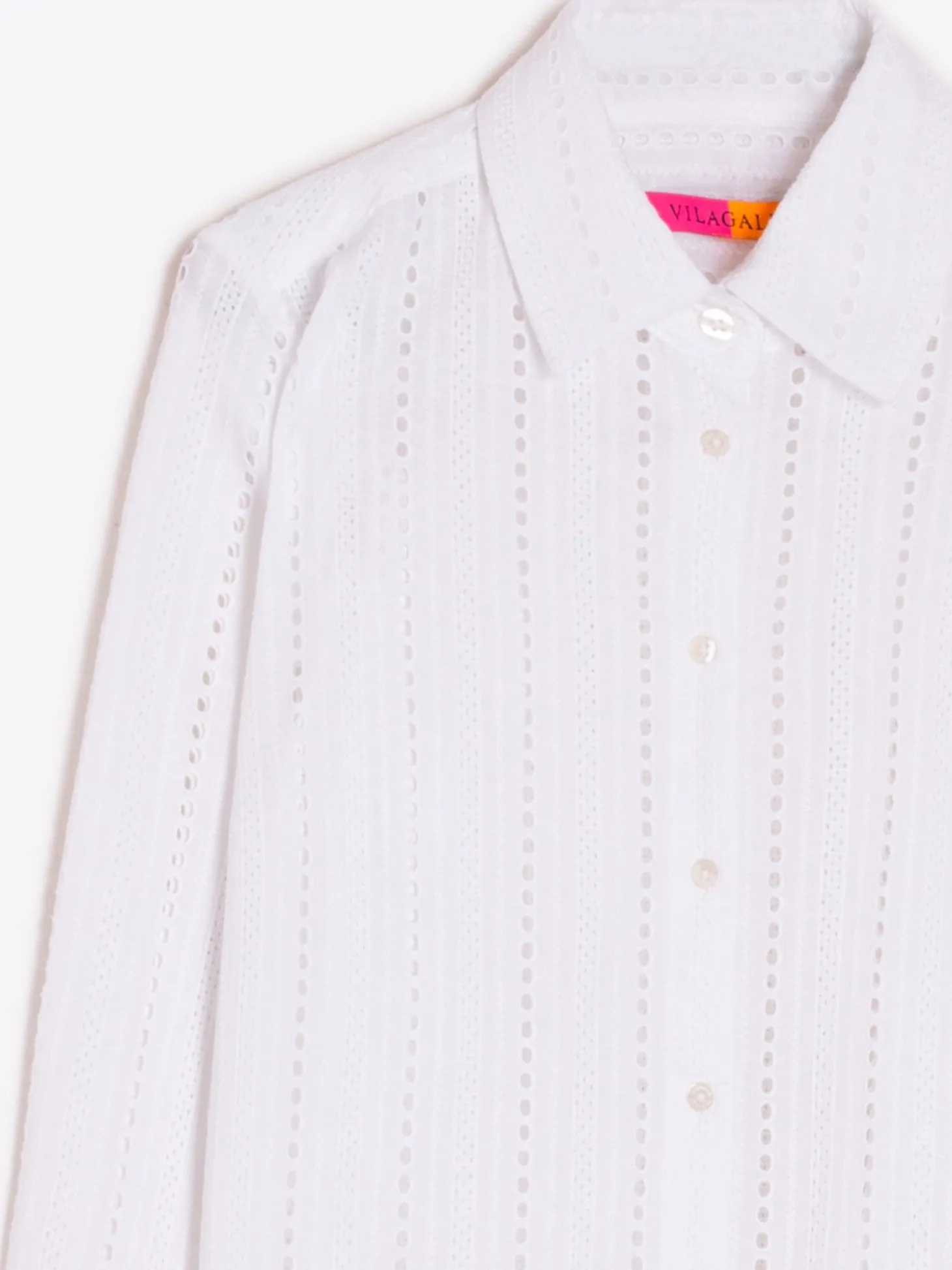 Vilagallo Camisa Irina Blanco Bordado Online