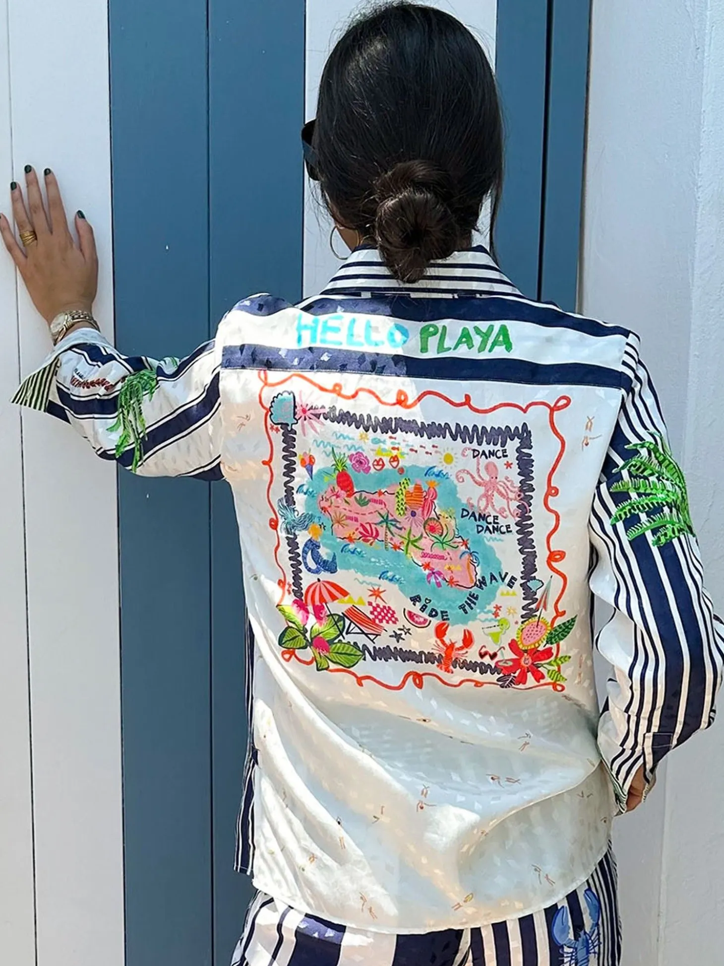 Vilagallo Camisa Irina Patchwork Print Best Sale