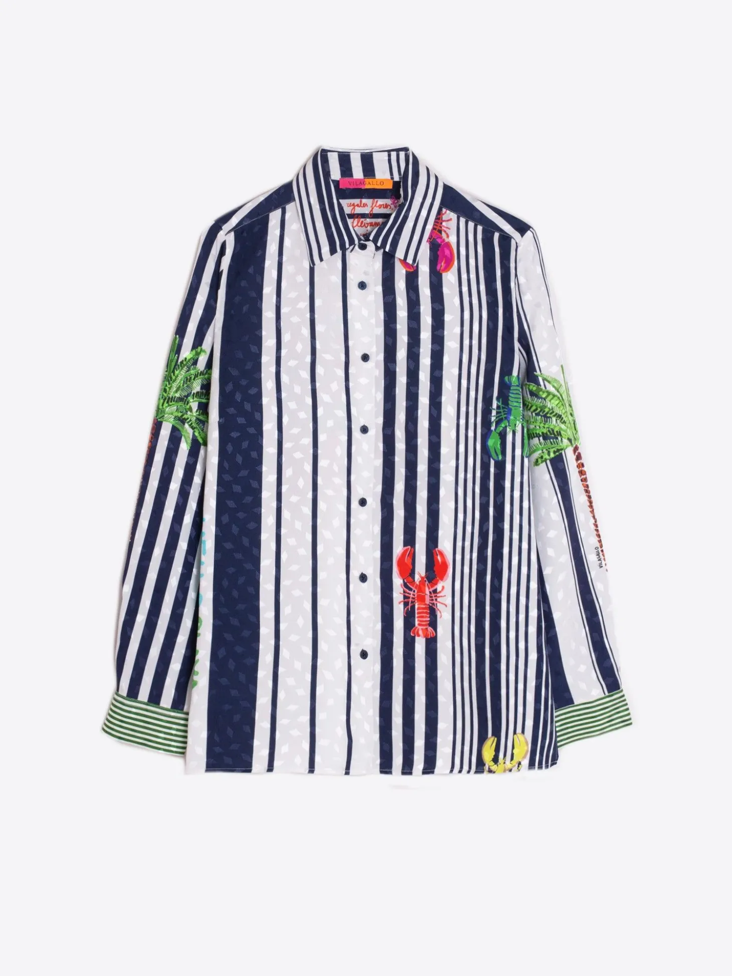 Vilagallo Camisa Irina Patchwork Print Best Sale