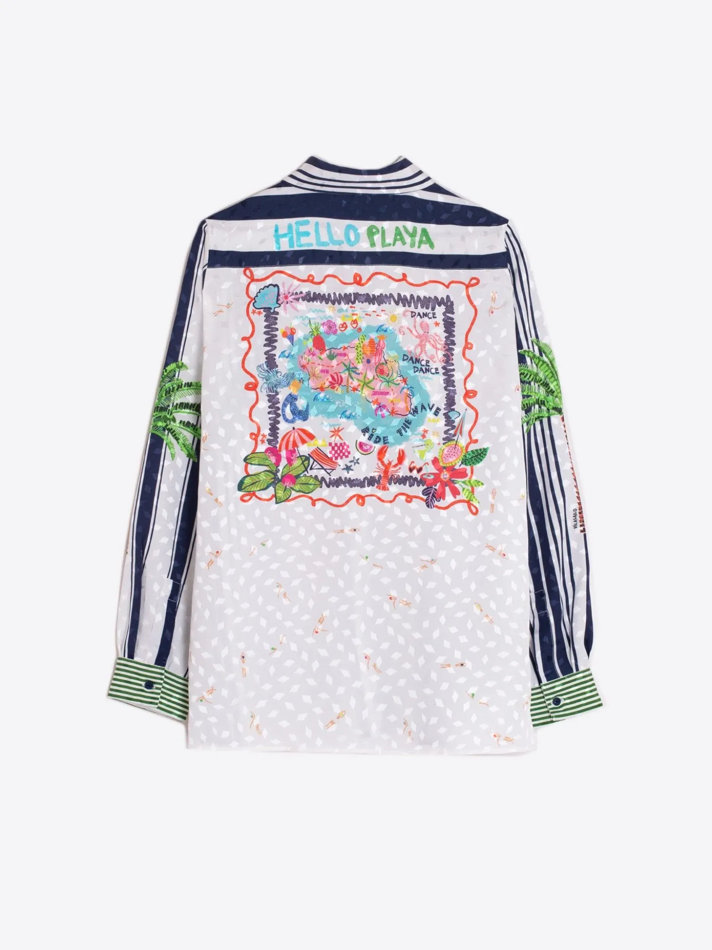 Vilagallo Camisa Irina Patchwork Print Best Sale