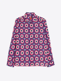 Vilagallo Camisa Isabella Crochet Estampado New