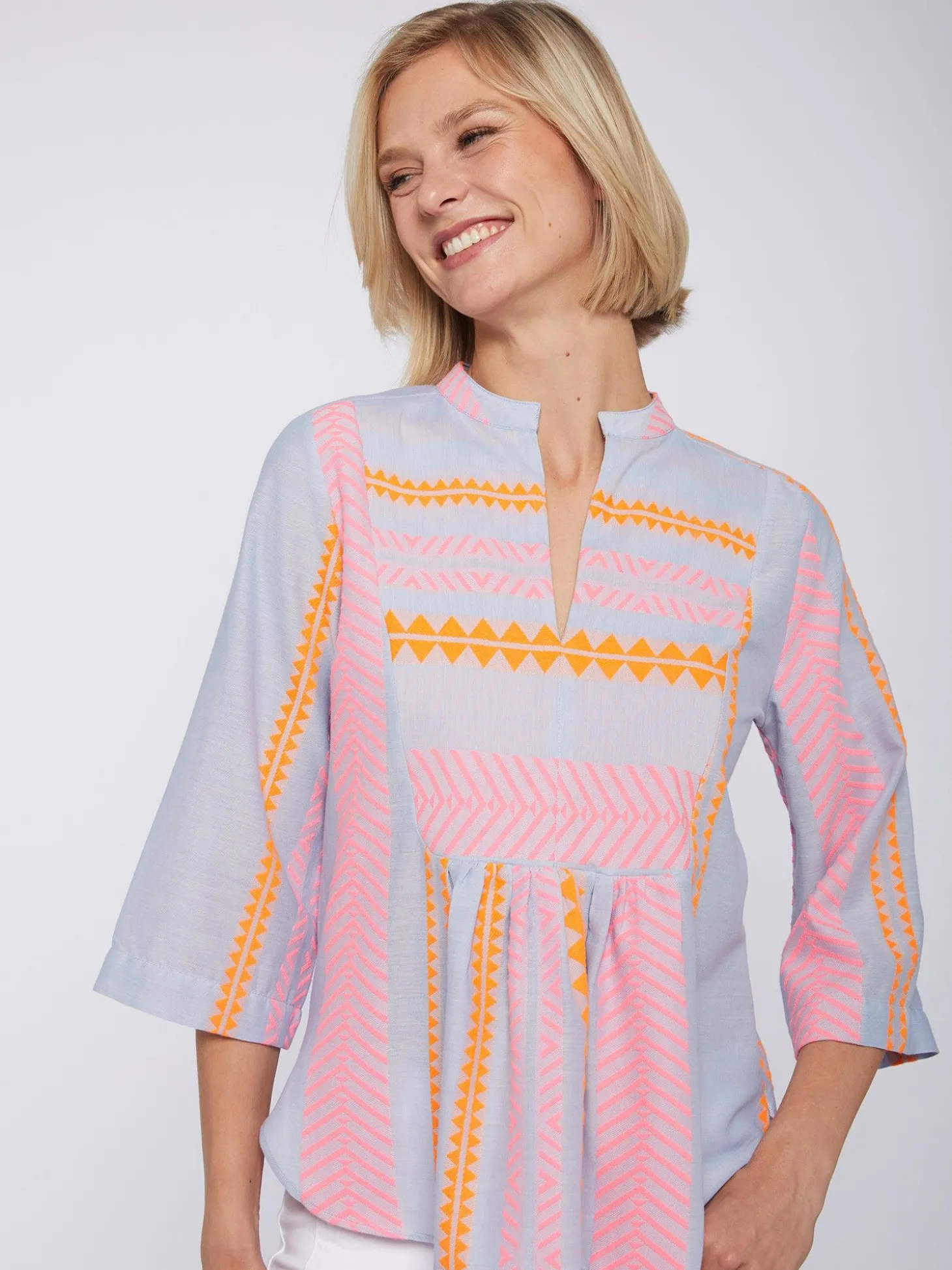 Vilagallo Camisa Jacquard Milos Fluor Fashion