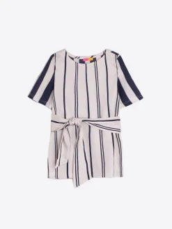 Vilagallo Camisa Lazada Rayas Combinadas Sale