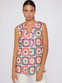Vilagallo Camisa Lentejuelas Crochet New