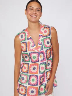 Vilagallo Camisa Lentejuelas Crochet New