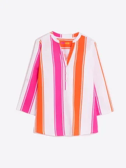 Vilagallo Camisa Rayas Rosa Naranja Cheap