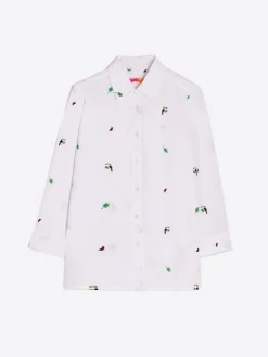 Vilagallo Camisa Sara Bordado Tropical Fashion
