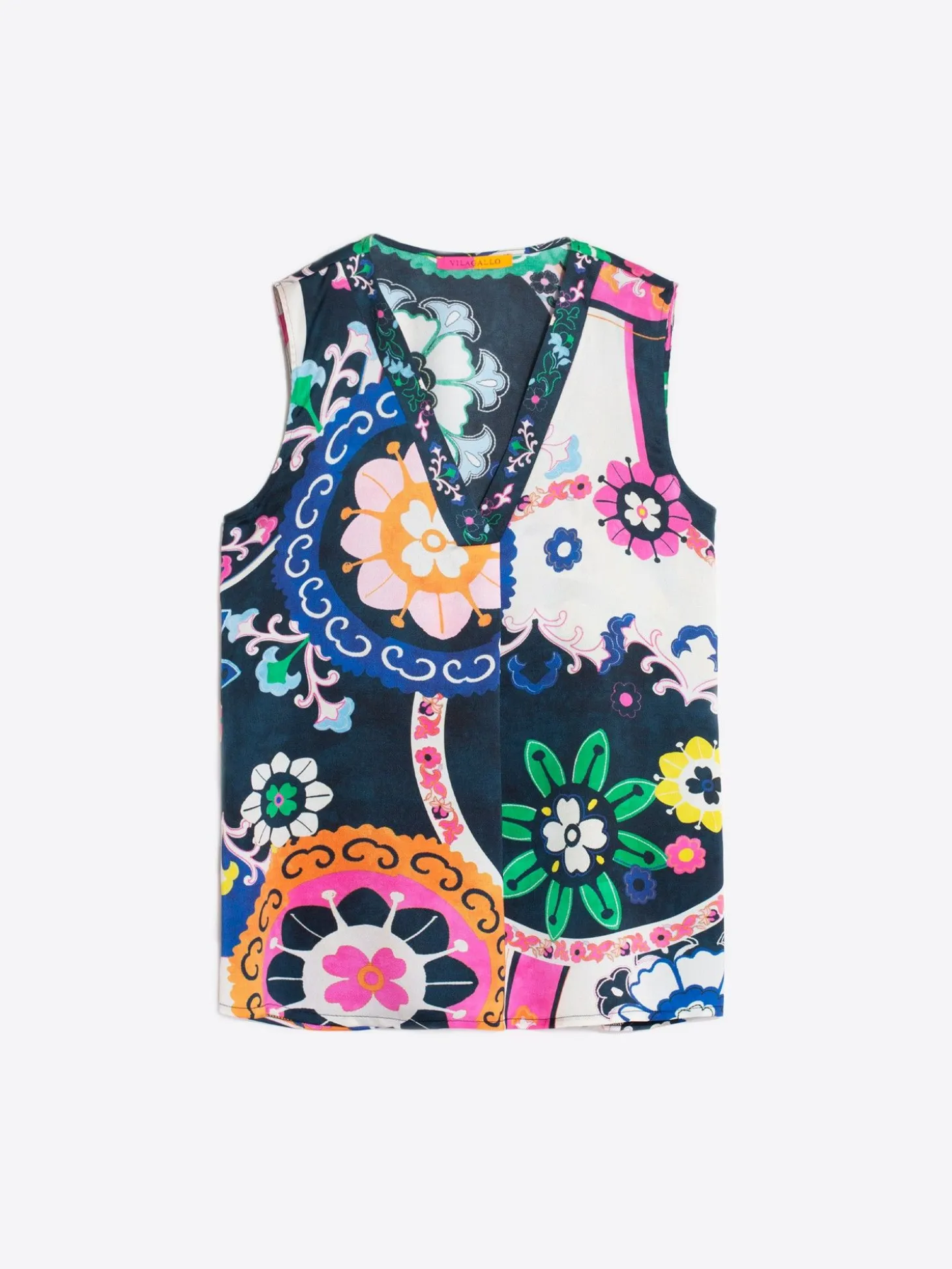 Vilagallo Camisa Sin Mangas Estampado Suzani Store