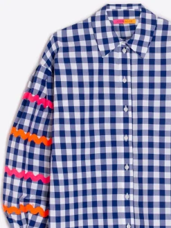 Vilagallo Camisa Vernen Navy Vichy Store
