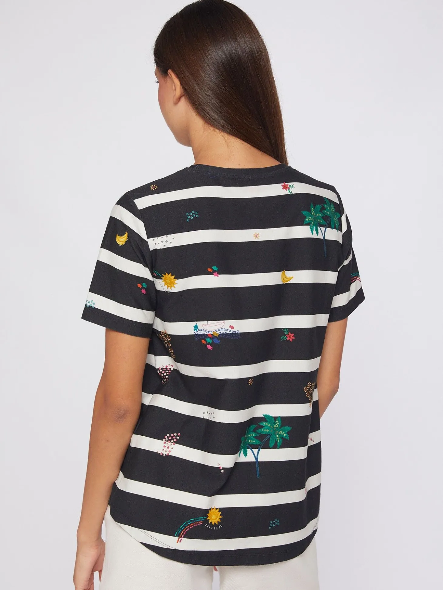 Vilagallo Camiseta Rayas B&N New