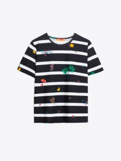 Vilagallo Camiseta Rayas B&N New