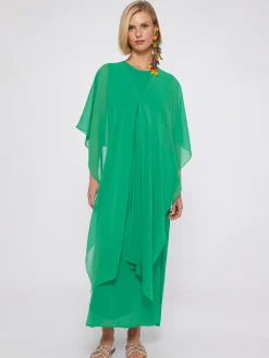 Vilagallo Capa Multiposicion Chiffon Verde Discount