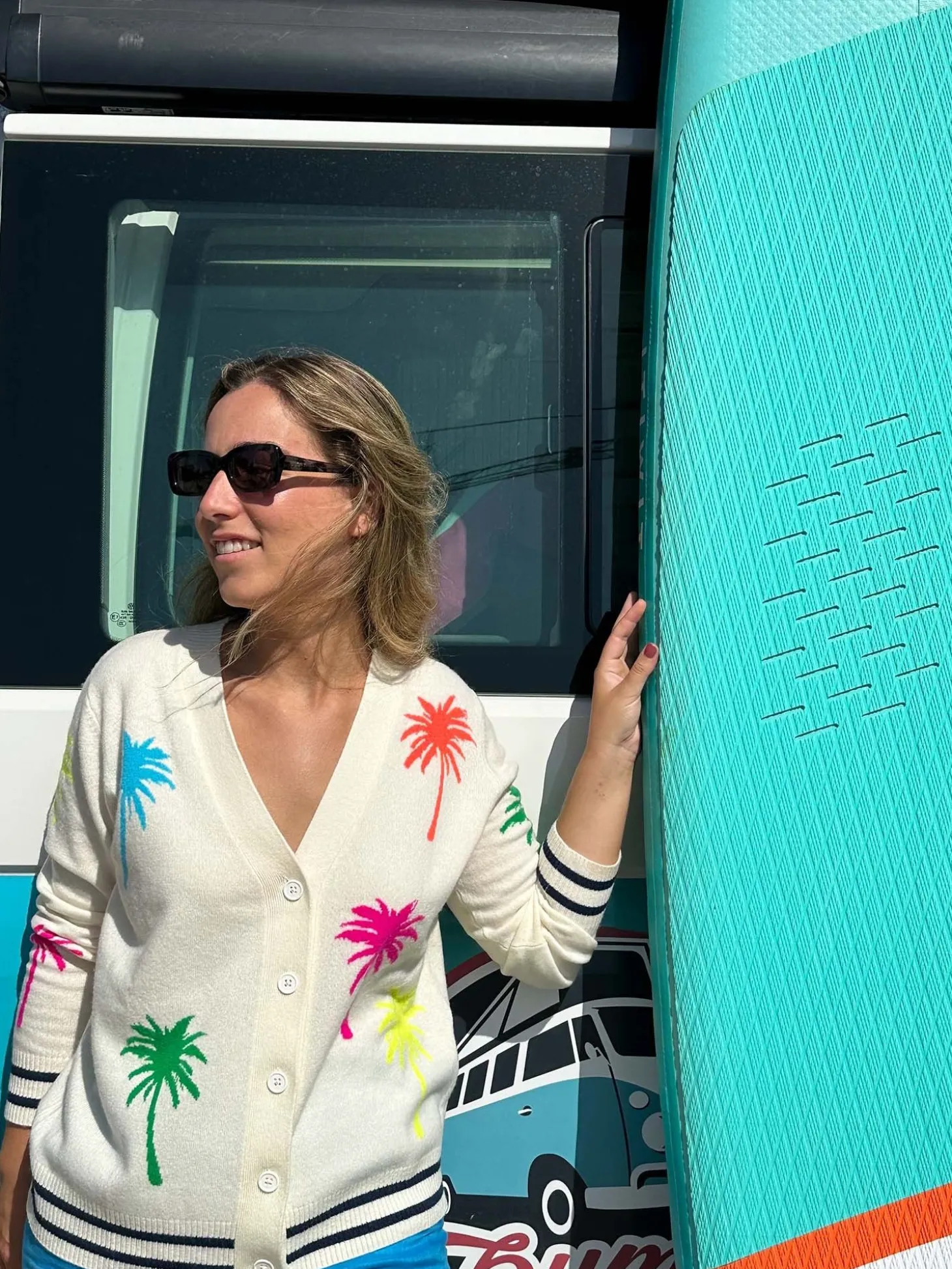 Vilagallo Cardigan Punto Intarsia Palmeras Store