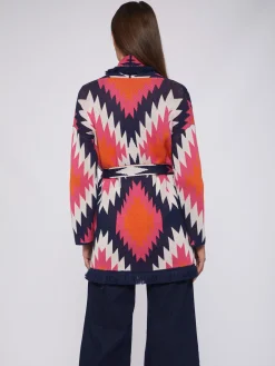 Vilagallo Cardigan Punto Navajo Algodon Fashion