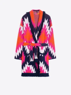 Vilagallo Cardigan Punto Navajo Algodon Fashion