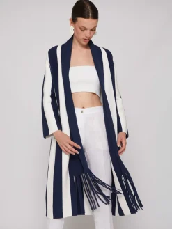 Vilagallo Cardigan Punto Rayas Navy Best