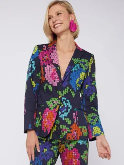 Vilagallo Chaqueta Estampado Punto De Cruz Cheap