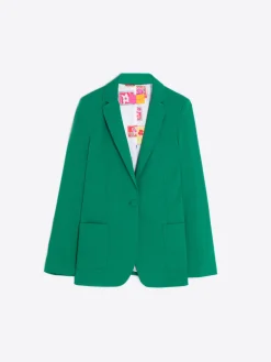 Vilagallo Chaqueta Harlow Green Knit Perfect Fit Best
