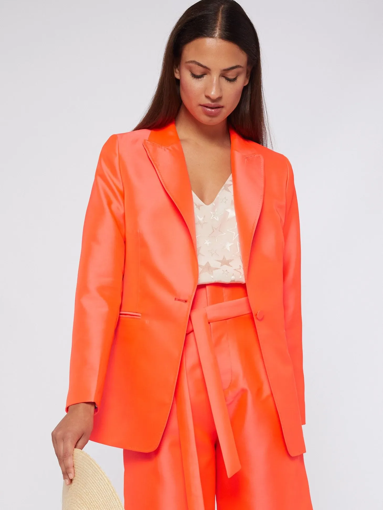 Vilagallo Chaqueta Mikado Fluor Fashion