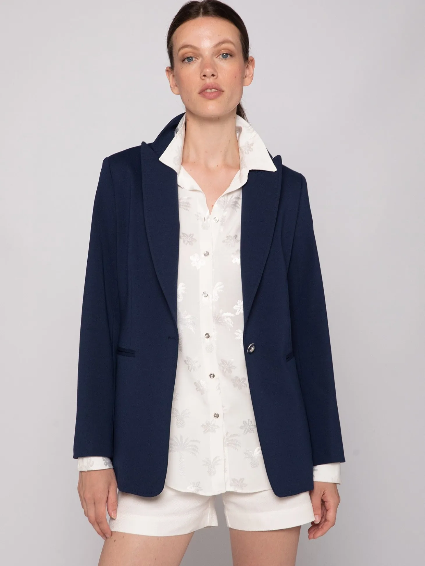 Vilagallo Chaqueta Punto Marino Perfect Fit Hot
