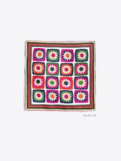 Vilagallo Foulard Seda Crochet 45Cm Outlet