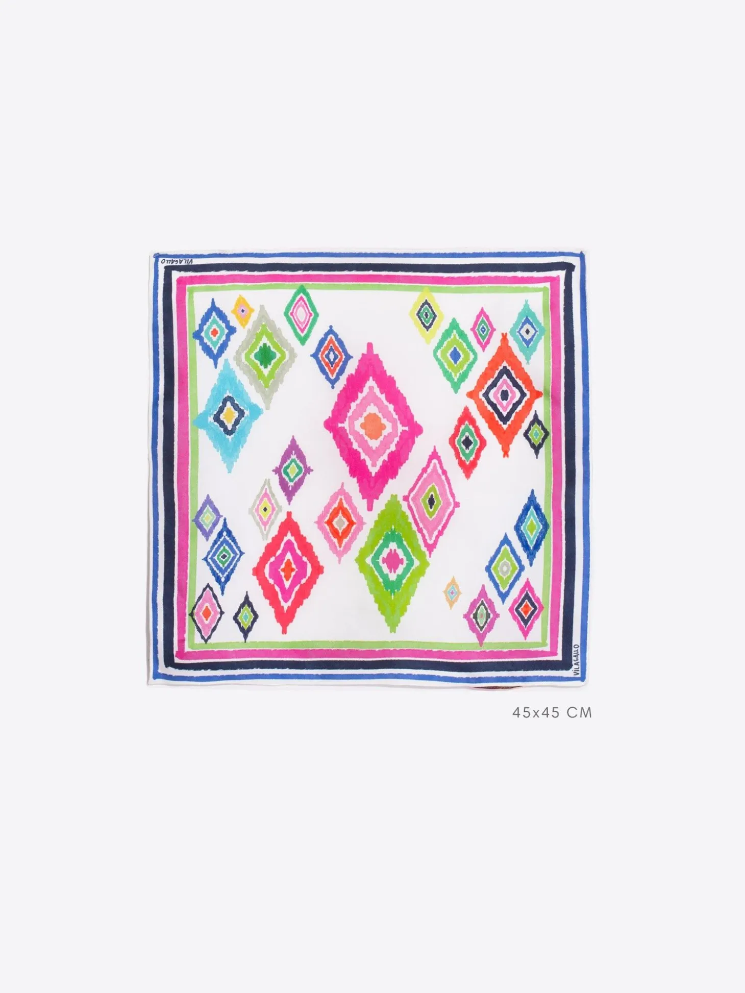 Vilagallo Foulard Seda Ikat 45Cm Cheap