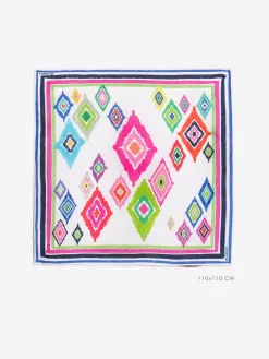Vilagallo Foulard Seda Ikat 110Cm Sale