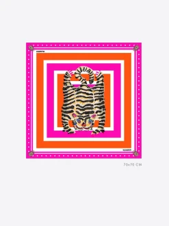 Vilagallo Foulard Seda Tigre 70Cm Clearance