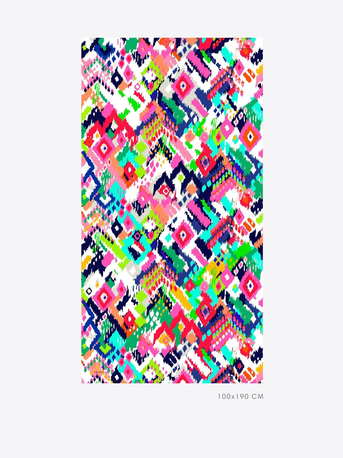 Vilagallo Fouta Mediana Estampado Ikat Discount