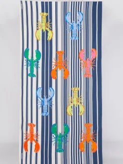 Vilagallo Fouta Mediana Estampado Langostas Cheap