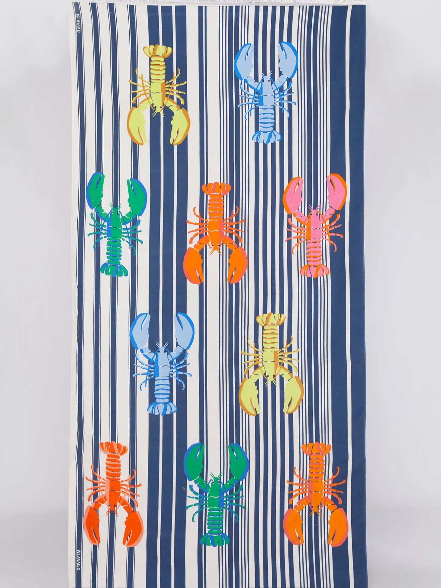 Vilagallo Fouta Mediana Estampado Langostas Cheap