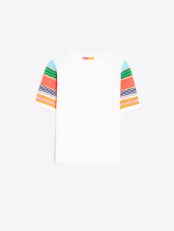 Vilagallo Jersey Blanco Mangas Multicolour Store