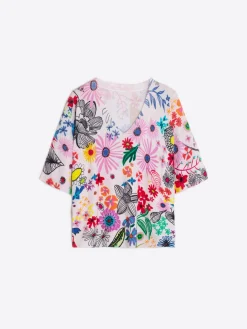 Vilagallo Jersey Punto Estampado Flores Best Sale