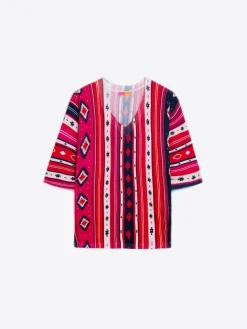 Vilagallo Knitwear Navajo Printed Pullover Navajo Best Sale