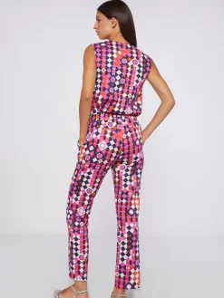 Vilagallo Pantalon Geometrico Algodon Cheap