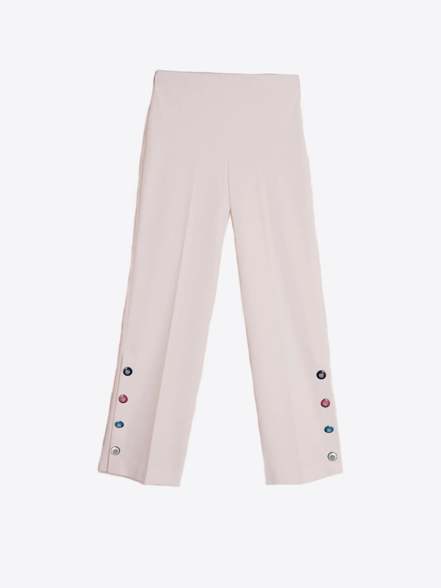 Vilagallo Pantalon Mikaela Marfil Knit Perfect Fit Online