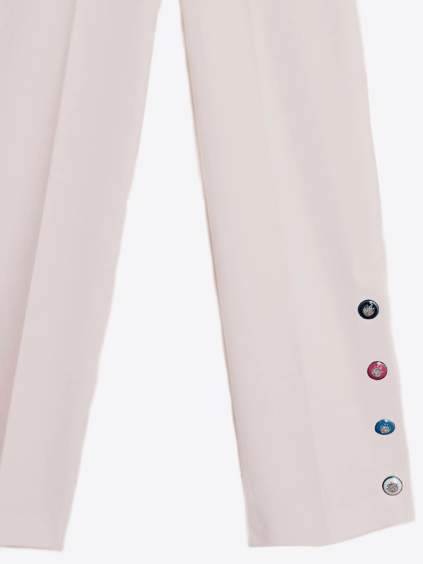 Vilagallo Pantalon Mikaela Marfil Knit Perfect Fit Online
