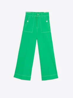 Vilagallo Pantalon Noa Verde Best Sale