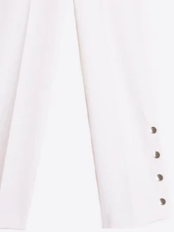 Vilagallo Pantalon Punto Blanco Perfect Fit Cheap