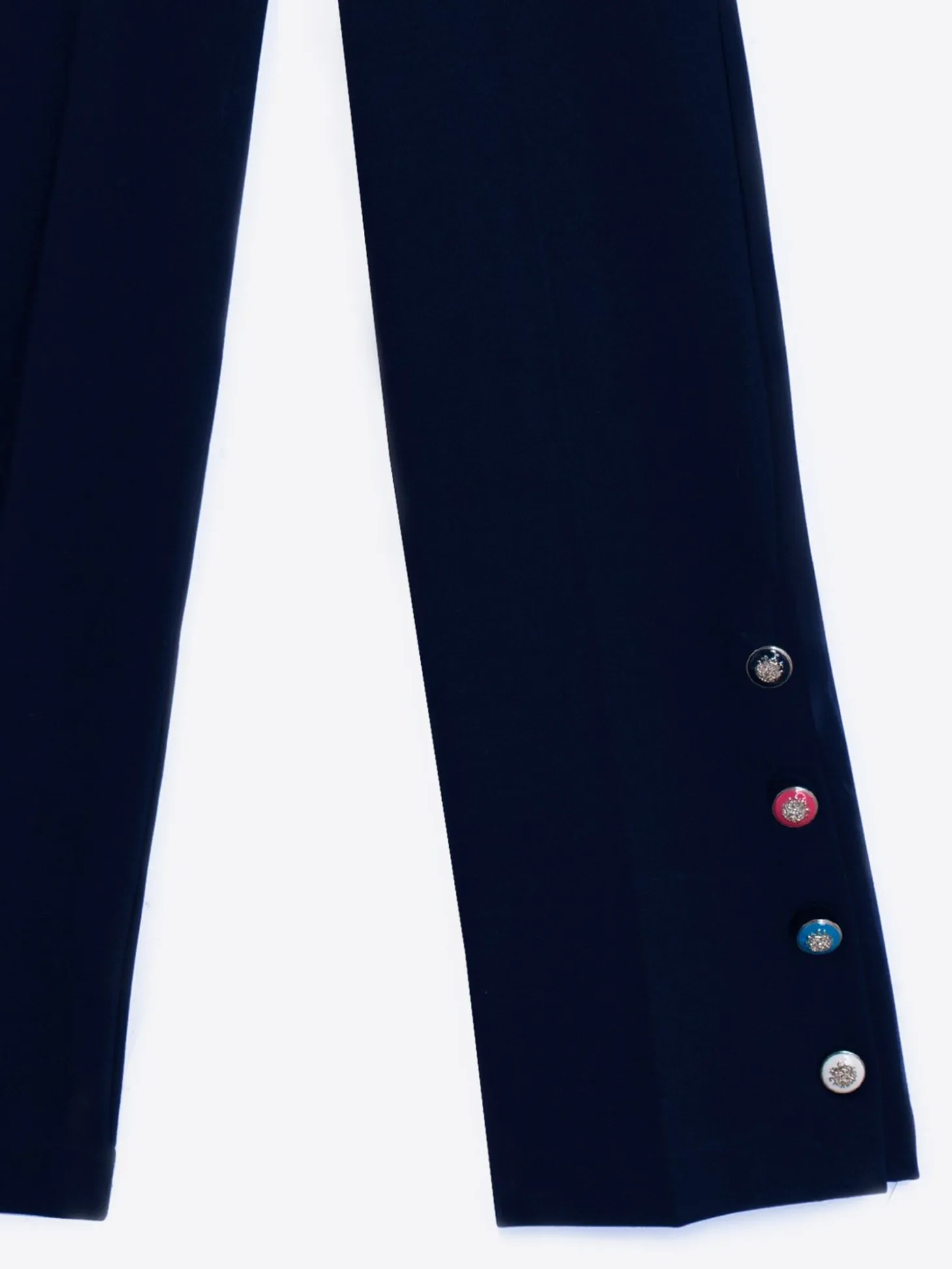 Vilagallo Pantalon Punto Navy Perfect Fit Online